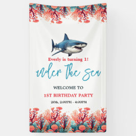 Onder het Zee 1e Verjaardagsfeest Spandoek