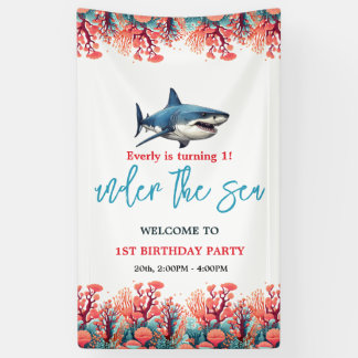 Onder het Zee 1e Verjaardagsfeest Spandoek