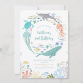 Onder het Zee 2e verjaardag Kaart (Voorkant)