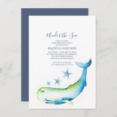 Onder het Zee 3e verjaardagsfeestje Kaart (Voorkant / Achterkant)