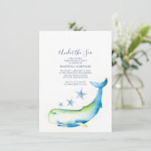 Onder het Zee 3e verjaardagsfeestje Kaart (Staand voorkant)