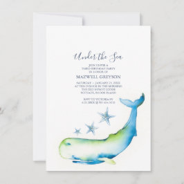 Onder het Zee 3e verjaardagsfeestje Kaart