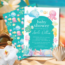 Onder het Zee Adventure Baby shower