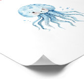 Onder het Zee Animal Poster Print (Hoek)