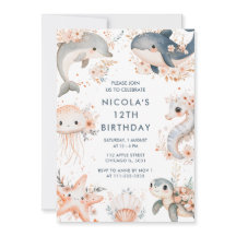 Onder het Zee Animals Birthday Party