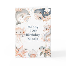 Onder het Zee Animals Birthday Party
