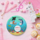 Onder het Zee Animals Birthday Party Papieren Bordje (Feest)
