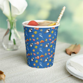 Onder het Zee Animals, Underwater Ocean Pattern Papieren Bekers