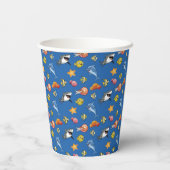 Onder het Zee Animals, Underwater Ocean Pattern Papieren Bekers (Achterkant)