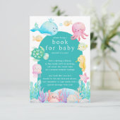 Onder Het Zee Avonturenboek voor Baby Informatiekaartje (Staand voorkant)