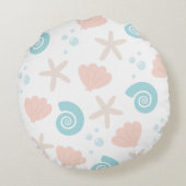 Onder het Zee Baby Boy Keepsake Kwekerij Rond Kussen (Achterkant)