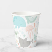 Onder het Zee Baby Papieren Bekers (Achterkant)