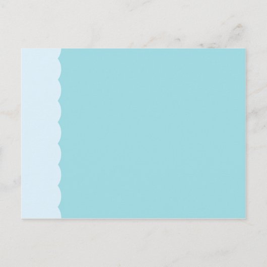 Onder het Zee Baby shower Bingo Game Kaart (Achterkant)