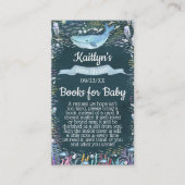 Onder het Zee Baby shower Boek Aanvraag Informatiekaartje (Voorkant)
