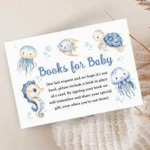 Onder het Zee Baby shower Boy Books voor Baby