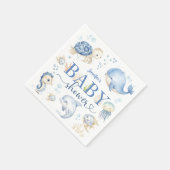 Onder het Zee Baby shower Boy Ocean Paper servette Servet (Hoek)