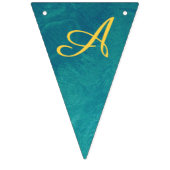Onder het Zee Baby shower Bunting Flags Vlaggetjes (Derde vlag)