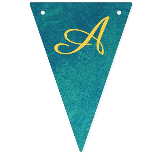 Onder het Zee Baby shower Bunting Flags Vlaggetjes (Derde vlag)