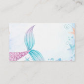 Onder het zee Baby shower cadeau Registry qr code Informatiekaartje (Achterkant)