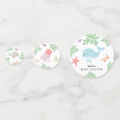 Onder het Zee Baby shower Cute Kawaii Hartelijk da Confetti (Voorkanten)