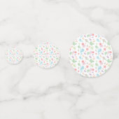 Onder het Zee Baby shower Cute Kawaii Hartelijk da Confetti (Achterkanten)