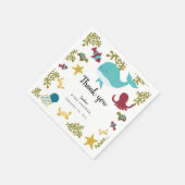 Onder het Zee Baby shower Cute Kawaii Hartelijk da Servet (Hoek)