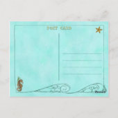 Onder het Zee Baby shower Dank U Briefkaart (Achterkant)