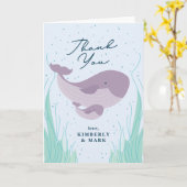 Onder het Zee Baby shower Dank U Kaart (Gele Bloem)