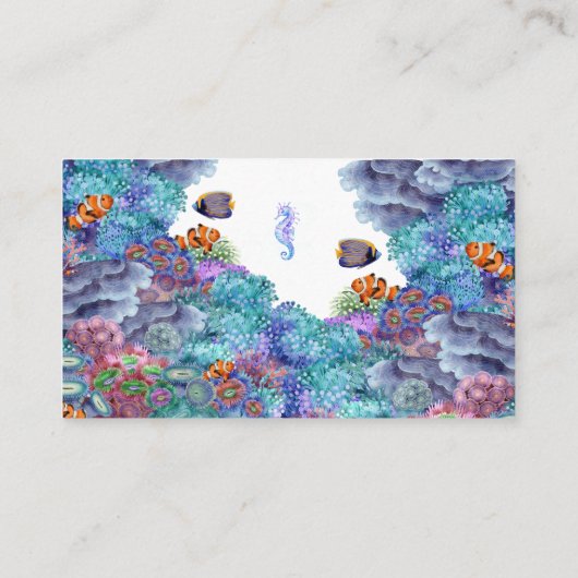 Onder het Zee Baby shower Diaper Raffle Nautical Informatiekaartje (Achterkant)