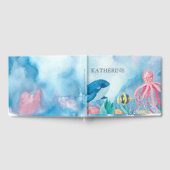 Onder het Zee Baby shower Guest Book Gastenboek (Volledig)