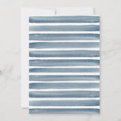 Onder het Zee Baby Shower Invitting Kaart (Achterkant)