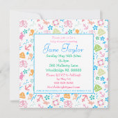 Onder het Zee Baby Shower Invitting Kaart