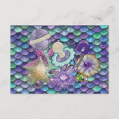 Onder het Zee Baby shower Kaarten invoegen (Achterkant)