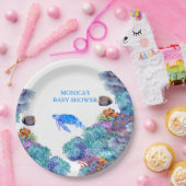 Onder het Zee Baby shower Nautical Ocean Papieren Bordje (Feest)