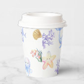 Onder het Zee Baby shower Ocean Animals Papieren Bekers (Rechts)