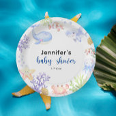 Onder het Zee Baby shower Ocean Animals Papieren Bordje