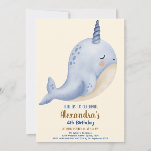 Onder het Zee Baby shower Ocean Birthday Kaart (Voorkant)