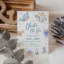 Onder het Zee Baby shower Party