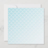 Onder het Zee Baby shower per post Kaart (Achterkant)