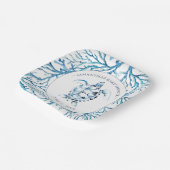 Onder het Zee Baby shower plein Papieren Bordje (Gebogen)