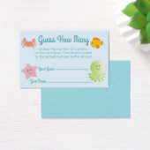 Onder het Zee Baby shower Raad hoeveel Kaart (Bureau)
