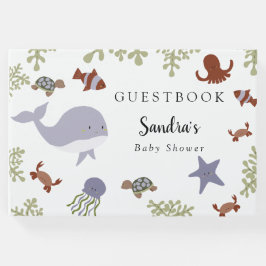 Onder het Zee Baby shower Schattigee Douane Gastenboek