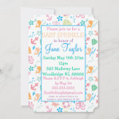 Onder het Zee Baby strooien Kaart (Voorkant)