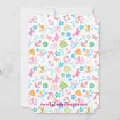 Onder het Zee Baby strooien Kaart (Achterkant)