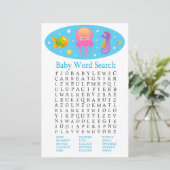 Onder het zee Baby word scramble game (Staand voorkant)
