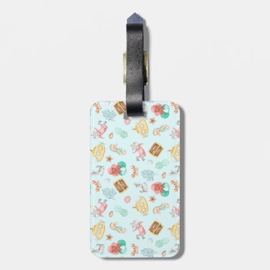 Onder het Zee Bagagelabel (Achterkant verticaal)