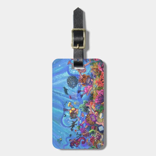 Onder het Zee Bagagelabel (Voorkant verticaal)