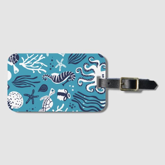 Onder het Zee Bagagelabel (Voorkant (horizontaal))