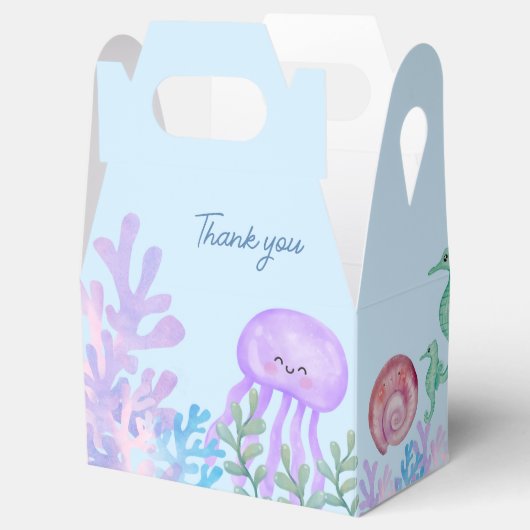 Onder het zee bedankdoosjes (Geopend)