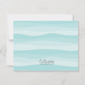 Onder het Zee bedankpas (jongens) Bedankkaart (Achterkant)